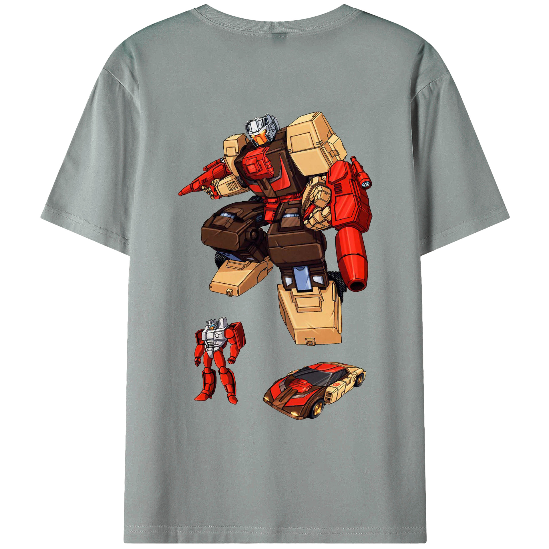 （画像用）  綿100％ メンズ半袖Tシャツ（バックプリント） 通気性
